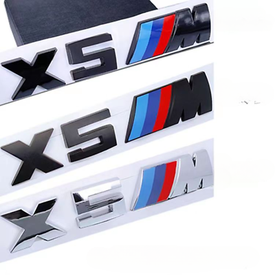 #ad For X5 Series Emblem X5M Number Letters Car Rear Trunk Badge Sticker $13.68
