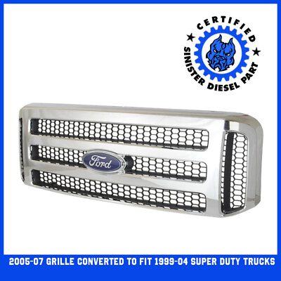 #ad 1999 F250 F350 CHROME FORD SUPERDUTY GRILL SUPERDUTY GRILLE $299.00