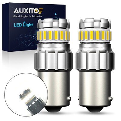 #ad 2X AUXITO 1156 7506 LED Reverse Backup Light Bulb 2400LM 6500K Super Bright P21W $11.01