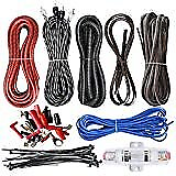 #ad SoundBox Connected 8 Gauge Amp Kit Amplifier Install Wiring Complete 8 Ga Wire $25.77