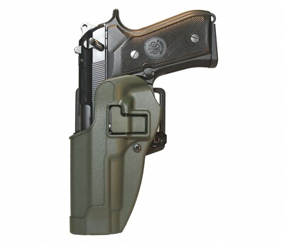 #ad Blackhawk SERPA CQC Holster for Beretta 92 96 LEFT HANDED OD Green $24.95