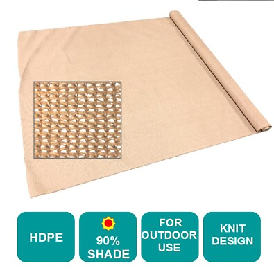 #ad Shade Cloth 90% Shade Cloth Sun Block and Heat Reflector MANY COLORS **FREE SHIP $328.99