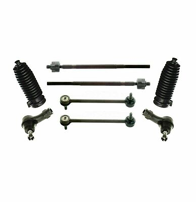 #ad 8 New Pc Suspension Kit for Ford Focus 2000 2004 Tie Rod Ends Sway Bar Ends $39.74