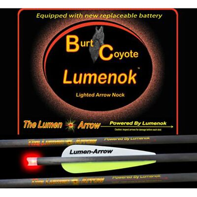 #ad #ad Lumenok Xbow Arrow 20quot; Carbon Hd Orange Nock Crescent 3pk BECC3 $55.97