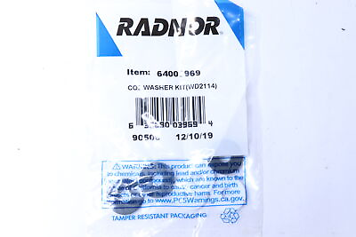 #ad #ad Radnor Carbon Dioxide WD2114 Washer Kit 64003969 $1.17