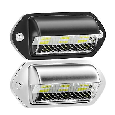 #ad LED License Plate Light 12V to 24V DC Waterproof 6 LED License Plate Lamp $8.79