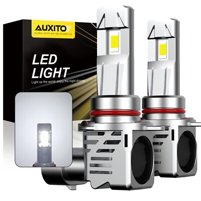 #ad AUXITO 9012 HIR2 LED Headlight Hi Lo Beam Super Bright Bulbs Kit White 24000LM $36.99