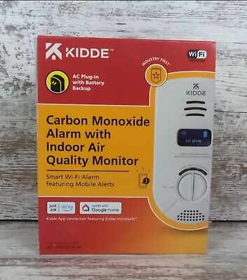 #ad Kidde Carbon Monoxide Alarm with Indoor Air Quality Monitor NIB $34.19