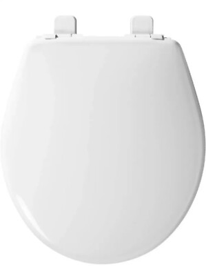 #ad Toilet Seat Slow Close Round White Plastic 880SLOW 000 Bemis $30.59