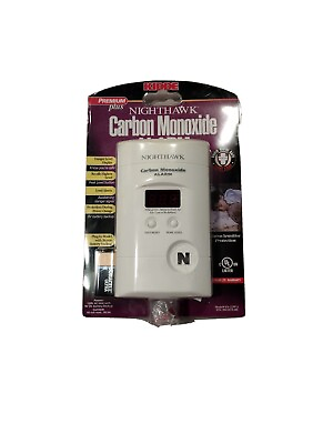 Kidde Carbon Monoxide Alarm With Digital Display KN COPP 3 White New $12.00