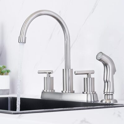 #ad Kitchen Sprayer Brushed Nickel Sink Faucet Hole RV Stainless Steel Touch Sprayer $139.09