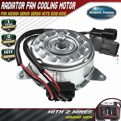 #ad Radiator Fan Cooling Motor for Nissan Versa 2012 2019 Versa Note 2014 2019 Auto $31.99