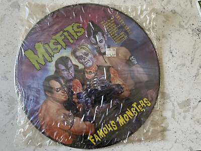 #ad Misfits Famous Monsters LP Picture Disc 1999 Roadrunner Records 8658 1 Sealed $200.00