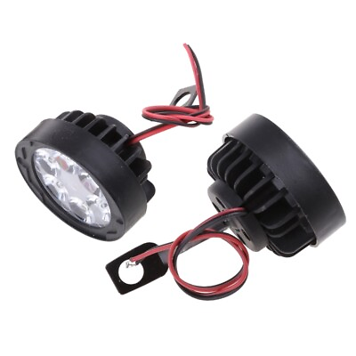 #ad 2Pcs White 6 LED Fog Lights Driving Light For Car Truck ATV Motorcycle $10.20