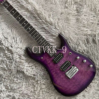 #ad #ad Gloss Purple Burst JP15 Electric Guitar Chrome Hardware Quilted Maple Top $305.00
