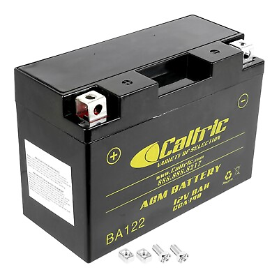 Caltric AGM Battery for Yamaha Raptor 700 YFM700R 2006 2020 12V 8Ah CCA 140 $30.85
