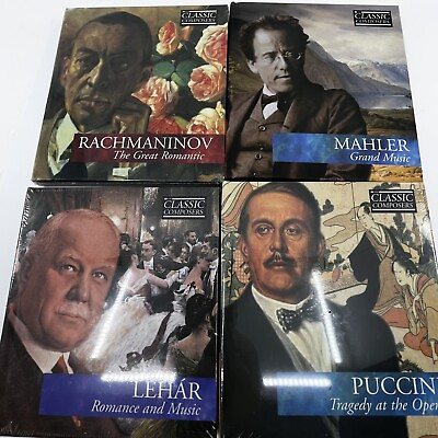#ad 4 New CLASSIC COMPOSER CDs Modern Series MAHLER Lehar PUCCINI RACHMANINOV w Bklt $24.95