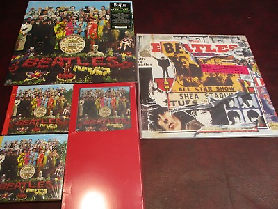 #ad THE BEATLES RARE SGT PEPPER 2012 ANTHOLOGY 2 USA CAPITOL RELEASE 3 LPSCDS SET $279.99