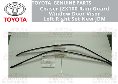 #ad Toyota Genuine Chaser JZX100 Rain Guard Window Door Visor Left Right Set New JDM $188.99