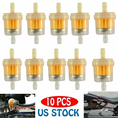 10Pcs 1 4quot; In Line Fuel Gas Filter For Briggs amp; Stratton Plastic Small Engine US $7.23