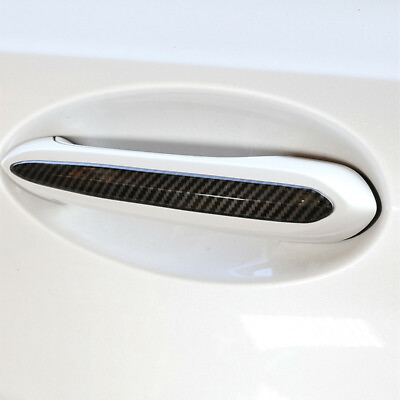 Carbon Fiber Color Door Handle Decorative Cover Stickers For BMW G30 G01 G02 G05 $15.13