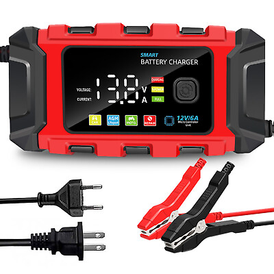 #ad Digital Smartamp;Automatic Charger 12V 2AH 150AH Car Battery Charger For All Cars $31.61