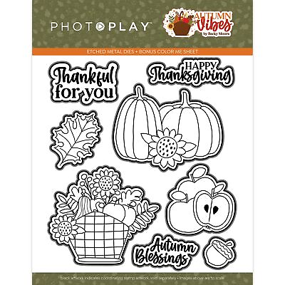 #ad PhotoPlay Etched Die Autumn Vibes $17.90