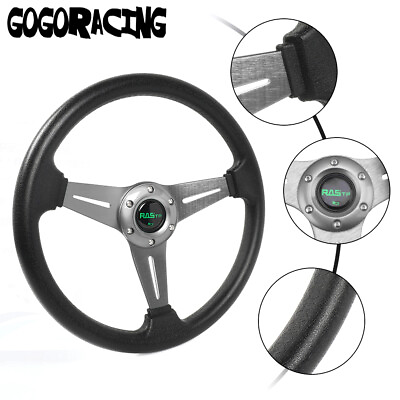 #ad 14quot; Gray Golf Cart Steering Wheel For EZGO RXV TXT Yamaha and Club Car Carts $29.95