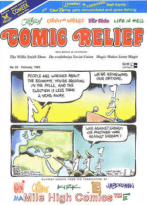 #ad COMIC RELIEF MAGAZINE 1989 Series #32 Very Fine $7.80