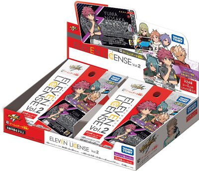 #ad Takara Tomy Inazuma Eleven Eleven license Vol.2 BOX Card Game Japan $40.35