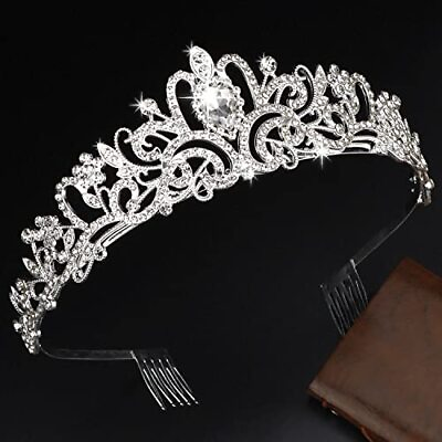 #ad Chanaco Silver Crown Tiaras for Women Princess Crown Tiaras and Crowns for Women $11.72