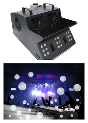 #ad 3in1 Smoke Fog Bubble Machine RGB LED Light DMX Stage effect DJ Fogger machine $369.00
