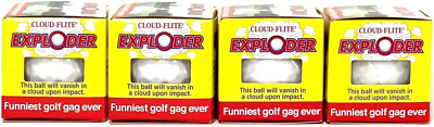 #ad The World Best Exploding Golf Balls Sleeve of 4 Prank Golf Balls That Explod $21.96