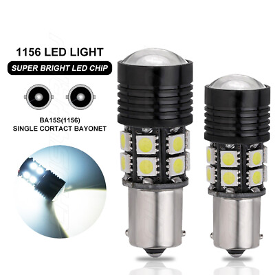 #ad 2100 Lm LED 1156 Headlight Bulb for Ford LGT Case Ingersoll John Deere Cub Cadet $14.75
