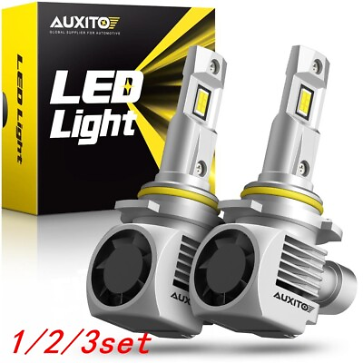 #ad AUXITO 9006 HB4 Headlight LED Kit Bulbs Head Lamps Low Beam Bright 6000K White $7.99
