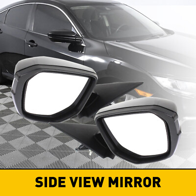 #ad Pair Mirrors Driver amp; Passenger Side Left Right for Civic Coupe Sedan HO1321283 $129.99
