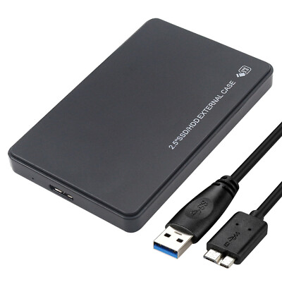 #ad #ad 2.5quot; SATA USB 3.0 Hard Drive Disk HDD SSD Enclosure External Laptop Case $5.79