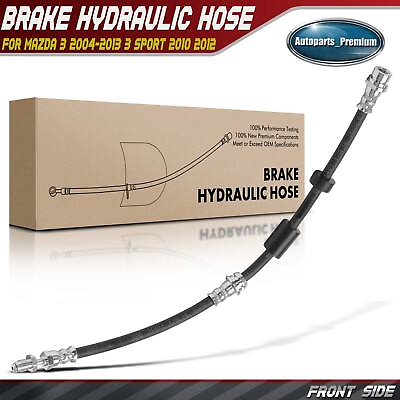 #ad #ad Front Left or Right Brake Hydraulic Hose for Mazda 3 2004 2013 3 Sport 2010 2012 $13.99