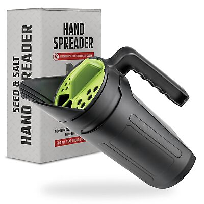 #ad Ergonomic Handheld Spreader 2.5L Adjustable Openings for All Purpose Use; G... $32.47