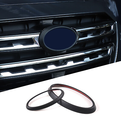 #ad Matte Black Front Rear Emblem Badge Logo Trim For Subaru Outback 2022 2024 2PCS $14.99