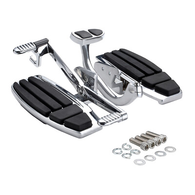#ad Chrome Driver Footboard Floorboard Fit For Honda Goldwing 1800 2001 17 Valkyrie $169.80