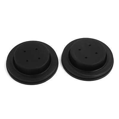 #ad 2Pcs Headlight Dust Cover Housing Seal Cap Black Rubber For Car LED HID Bulbs $12.50