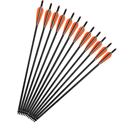 16quot; Carbon Arrows Crossbow Bolts for Archery Hunting Season Outdoor Target 12X $21.62