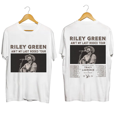 #ad Riley Green Ain#x27;t My Last Rodeo Tour 2024 T Shirt Music Concert Gift Fans $23.99