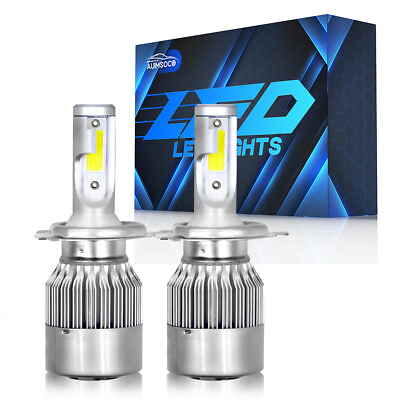 #ad 2x 9003 H4 LED Headlight Bulbs Kit High Low Beam White for Honda Fit 2007 2020 $29.99