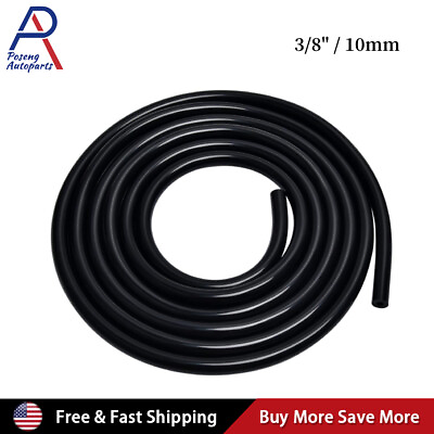 #ad 3mm 1 8quot; Black Universal Silicone Air Vacuum Hose Line Pipe Tube 10 Foot $11.99