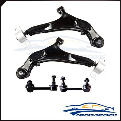 #ad 4x Front Lower Control Arm Ball Joint Sway Bar Parts 02 03 For Nissan Maxima $81.12