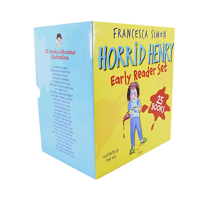 #ad #ad Horrid Henry Early Readers 25 Books Box Set By Francesca Simon Ages 7 9 PB $80.02