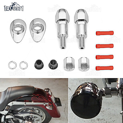 #ad Rear Turn Signal Relocation Kits For Harley Softail Standard Fat Boy Springer US $33.99