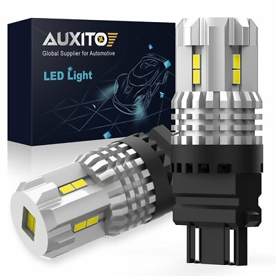 #ad AUXITO 3157 4157 White 6000K BackUp Reverse LED Lights Bulbs Break Stop 12K EXD $13.29
